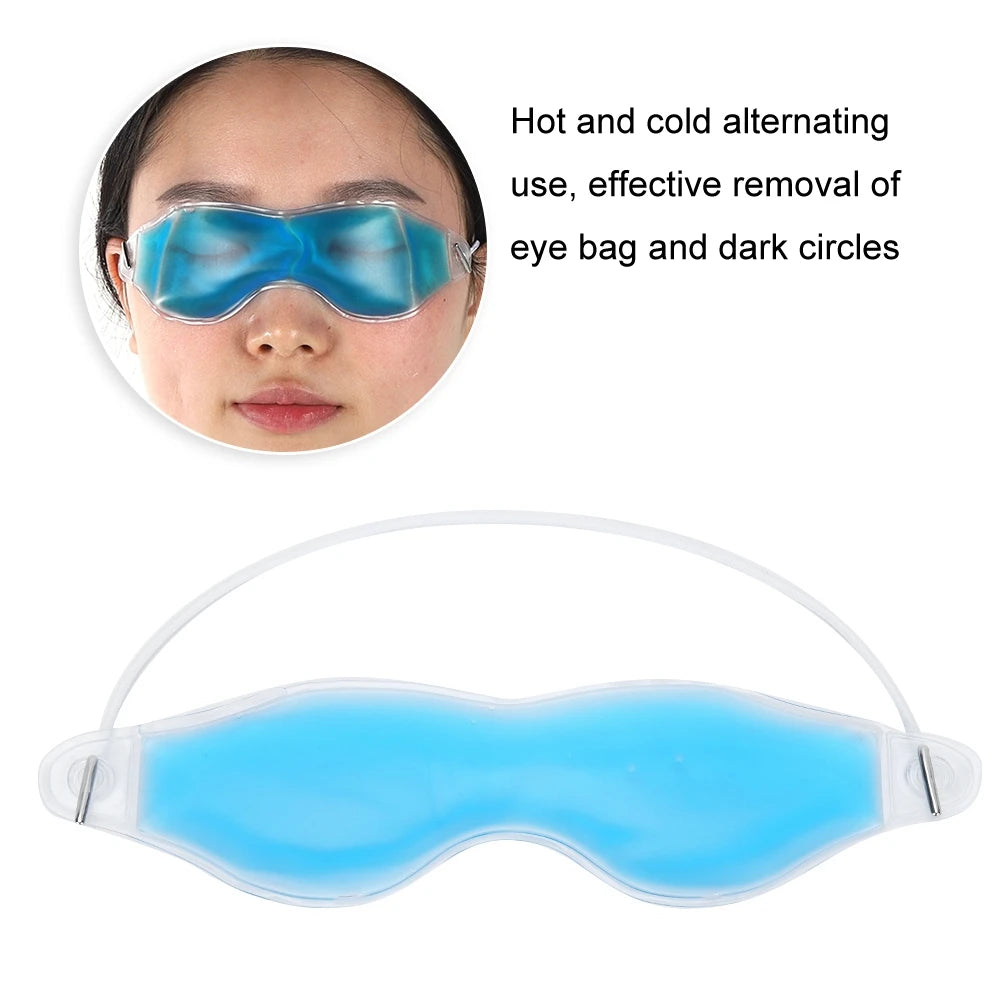 Mascarilla refrescante de Gel para ojos, almohadillas de compresión para terapia de hielo, gafas para dormir, parche de Spa, Gel curativo para máscara cómoda, eliminador de ojeras