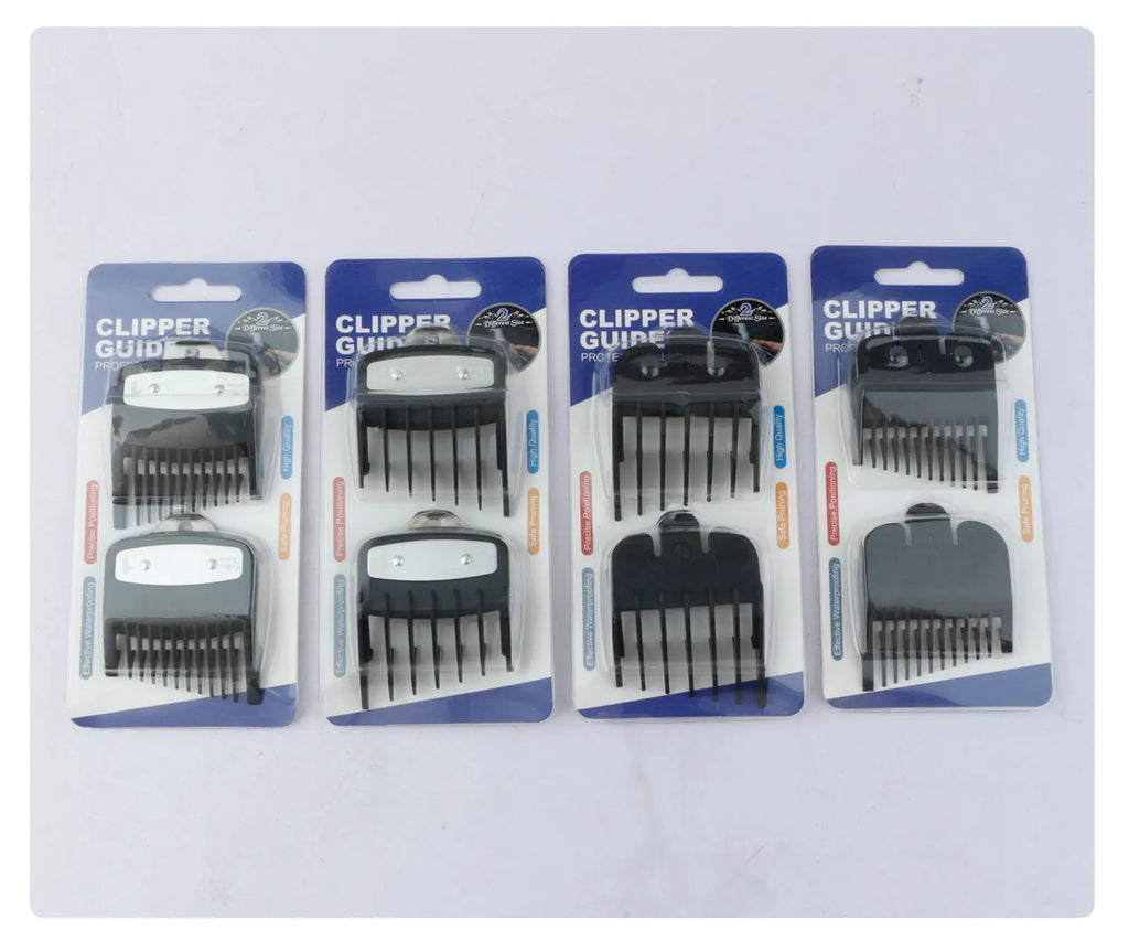 Peines de límite para cortapelos profesionales, guía de corte de pelo para peluquero, protectores para maquinilla de cortar el pelo, herramientas de estilismo de 3mm/4,5mm, 2 uds.