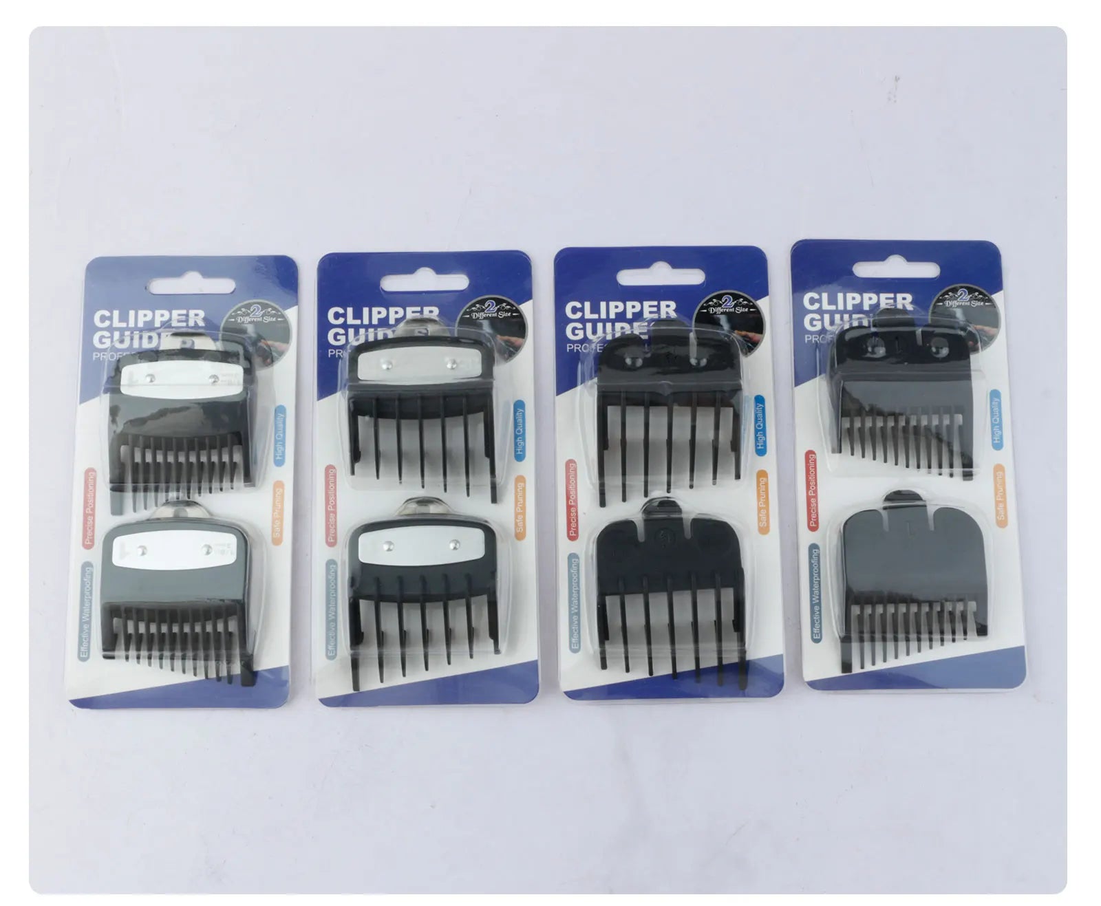 Peines de límite para cortapelos profesionales, guía de corte de pelo para peluquero, protectores para maquinilla de cortar el pelo, herramientas de estilismo de 3mm/4,5mm, 2 uds.
