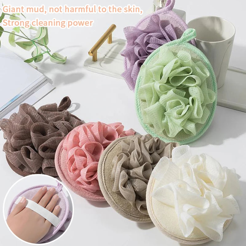 Nuevo Esponjón Exfoliante Corporal de Lufa para Ducha, Bola de Masaje, Toalla de Baño, el Mejor Exfoliante Corporal para Ducha y Baño