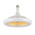 Ventilador de Techo de anillo LED,Luz del ventilador de techo,Con mando a distancia,3000K-6500K/luminosidad regulable,Tres velocidades del viento,18W,1400Lm-1800Lm. para Dormitorio, Sala de Estar, Cocina, Comedor