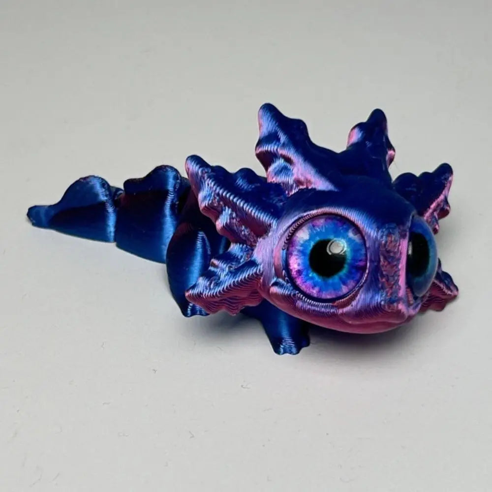 Diseño multiarticulado Impresión 3D Figuras Newt Piezas móviles Figuras de ojos de simulación impresas en 3D Dibujos animados realistas