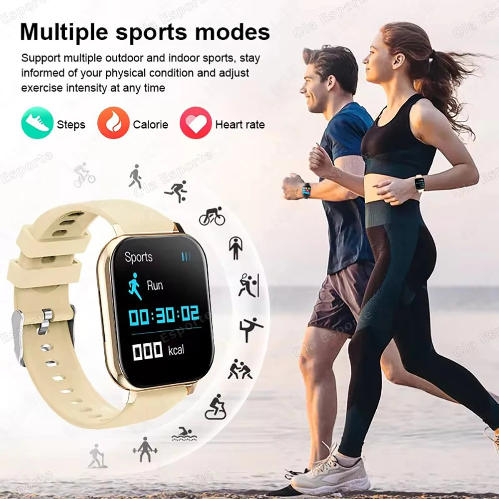 20226 Nuevo reloj inteligente de 1,83 pulgadas Notificaciones de llamadas Monitoreo del sueño Seguimiento de actividad Reloj inteligente Compatible con Android e iOS