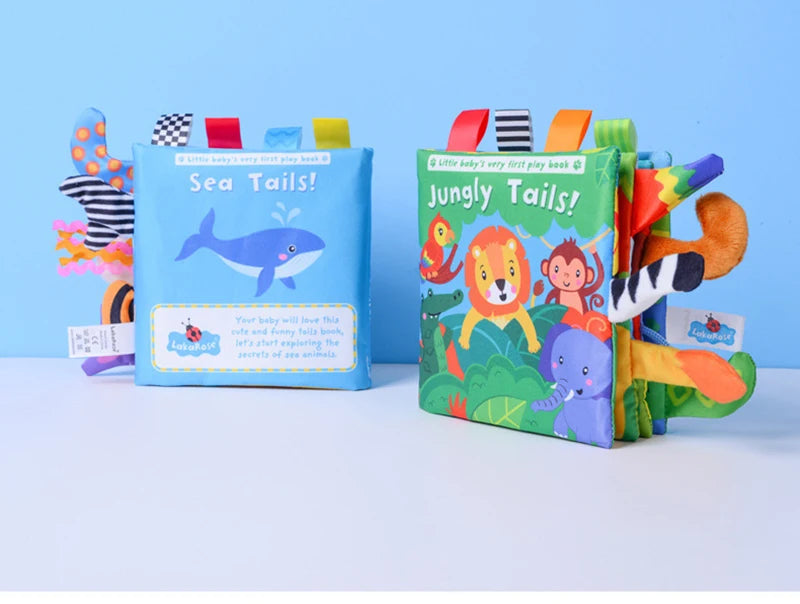 Libros suaves para bebés, juguetes 3D con tacto y sensación de tela arrugada, libros para bebés, niños, tacto y sensación arrugada, regalos para niños pequeños