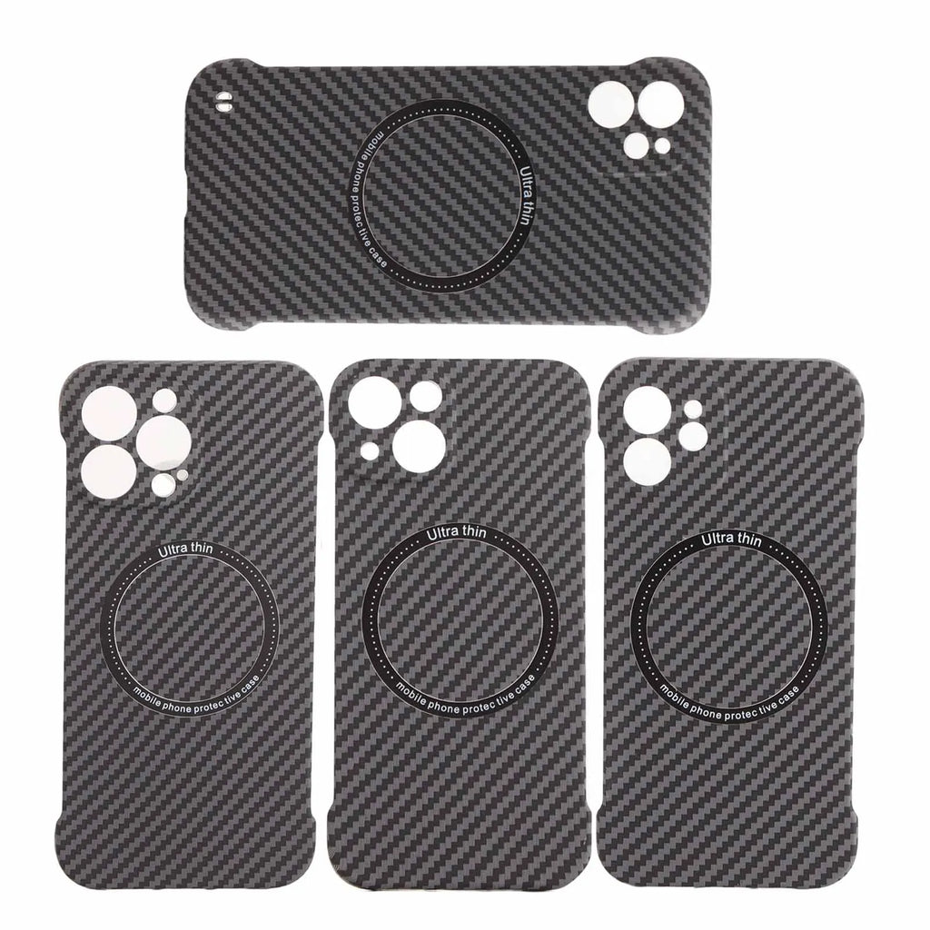 Funda de teléfono sin marco, funda protectora de teléfono portátil ultraligera con carga inalámbrica magnética, funda protectora para teléfono