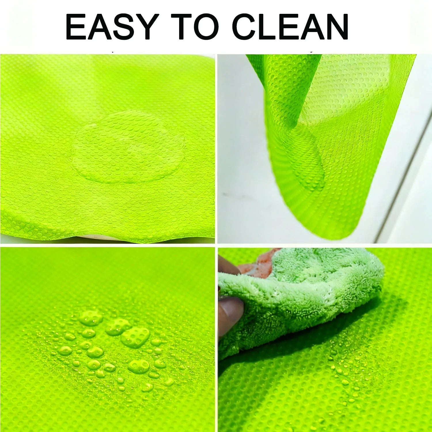 4-16 Piezas de Forros Antideslizantes de EVA para Estantes de Refrigerador, Impermeables y Lavables, Tapetes Organizadores para Gabinetes de Cocina y Cajones de Despensa para el Hogar