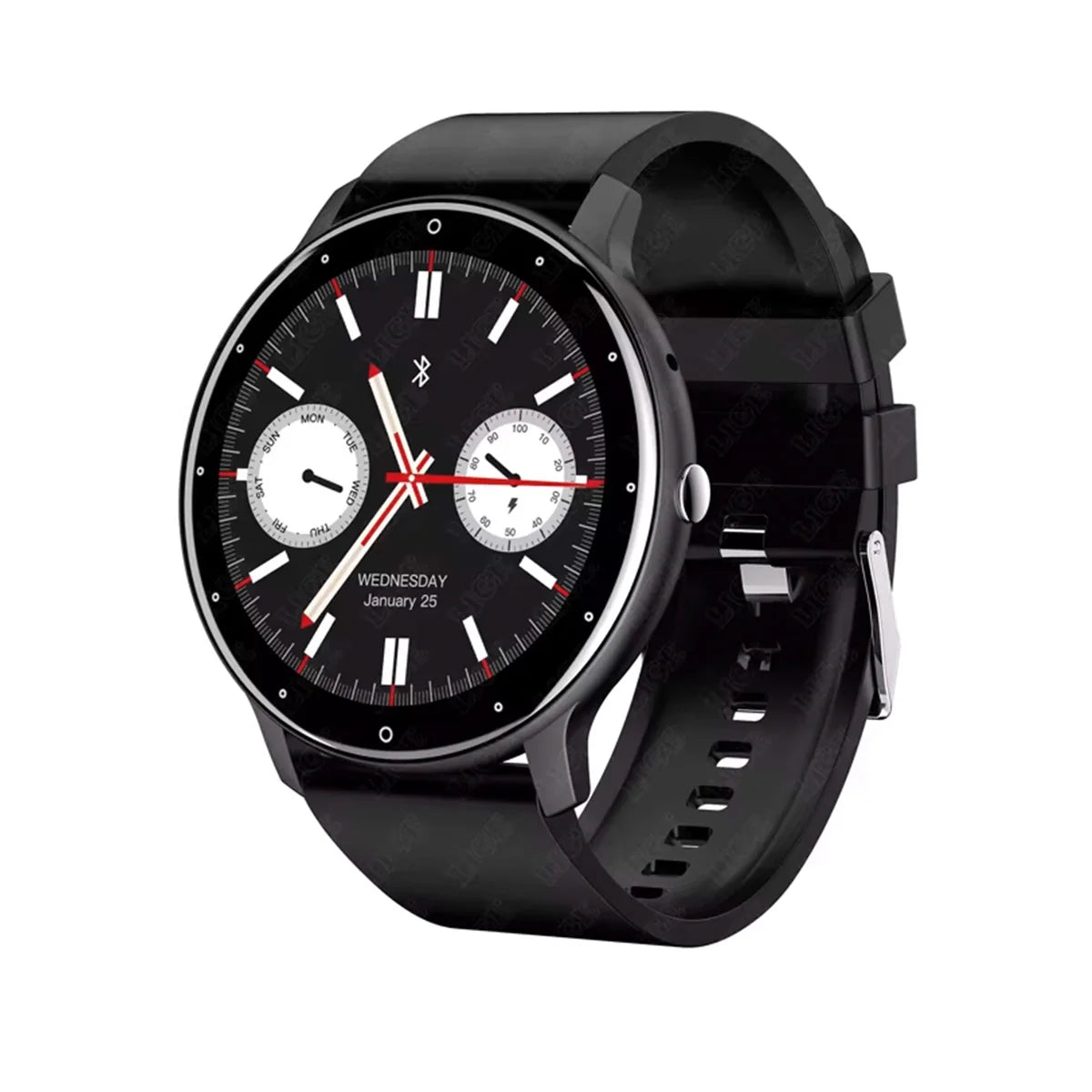 Música dos auriculares reloj inteligente hombres Bluetooth Monitor de salud reloj inteligente deportivo