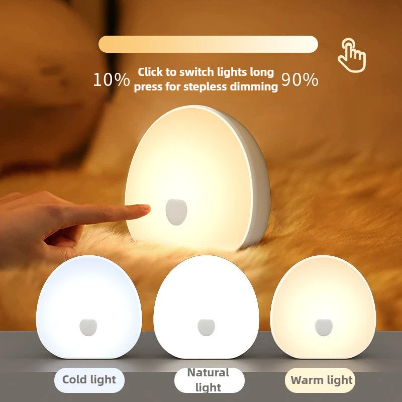 Máquina de Ruido Blanco LED para Dormir con Sonidos Relajantes, Lámpara Nocturna RGB Recargable Táctil, Audio Relajante y Lámpara para Dormir para Bebés