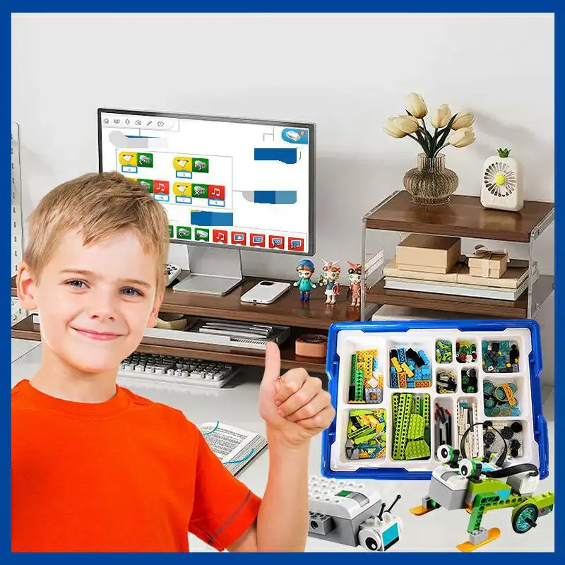 WeDo 2,0 Core Set Scratch 3,0 RC robótica escuela vapor Kit de bloques de construcción educativos Compatible Legoeds 45300 ladrillos juguetes regalos