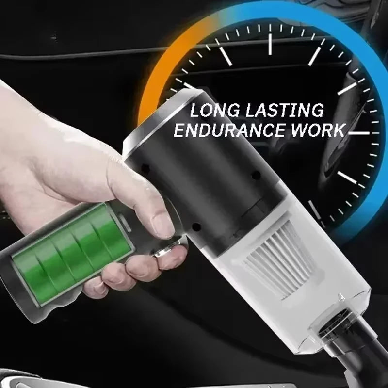 Aspiradora para Auto 2900000 Pa 4 en 1, Potente Máquina de Limpieza Inalámbrica con Succión y Soplado, Aspiradora Portátil para el Hogar, Nueva 2026