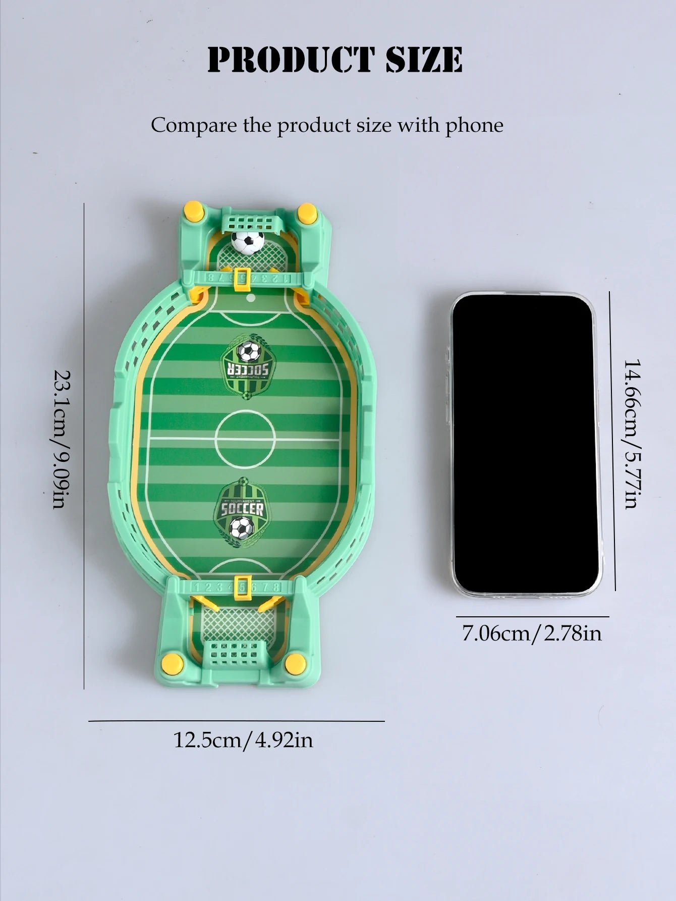 Minijuego interactivo de mesa de fútbol, juegos deportivos de competición, Catapulta de escritorio para juego familiar