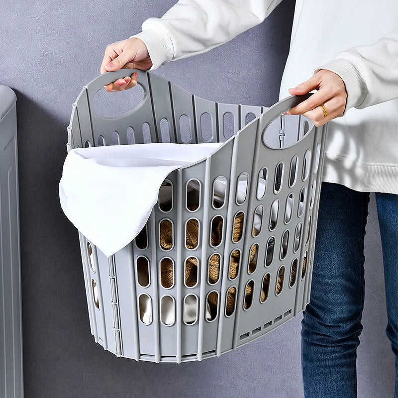 Cesto Plegable para Ropa Sucia para Dormitorio y Baño, Multifuncional y Portátil