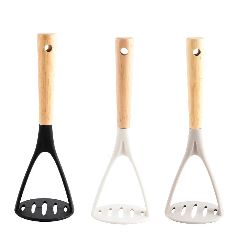Herramientas de cocina transfronterizas, prensador de patatas de silicona, prensador de ajo, prensador de patatas resistente a altas temperaturas