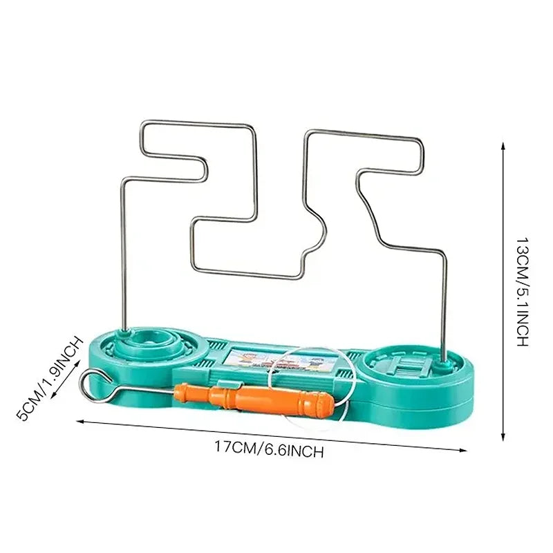 Laberinto táctil eléctrico de impacto de línea de fuego, rompecabezas interactivo para niños, regalo creativo, artefacto de enfoque, juego de entrenamiento de enfoque