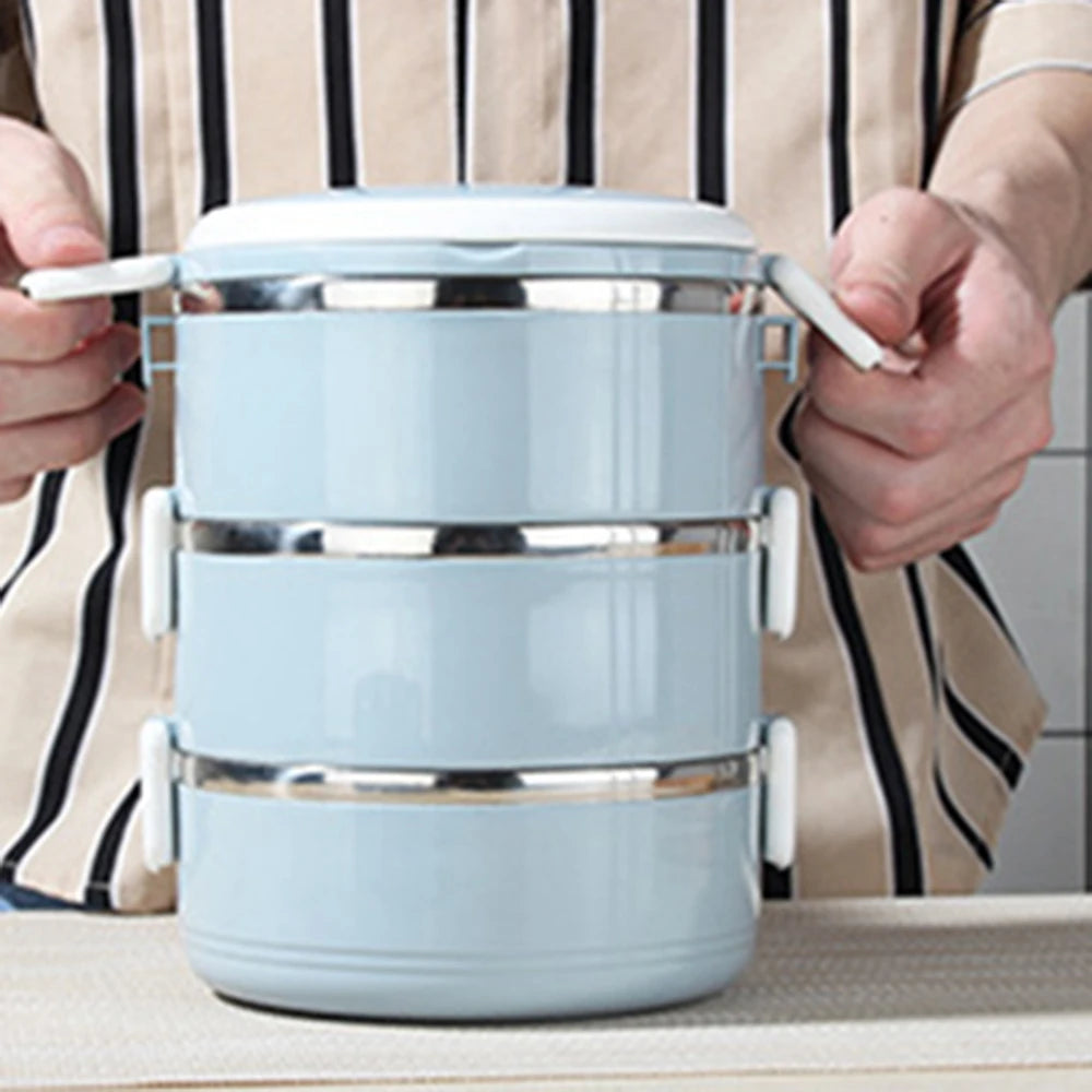 Taza de vacío de acero inoxidable, fiambrera para sopa, almacenamiento, calentador apilable, tarro térmico para alimentos, termo aislado para sopa, contenedores, refrigerador