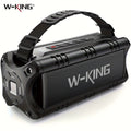 Altavoz Bluetooth W-KING D8mini-1, Altavoces Inalámbricos Portátiles de 30 W, Altavoz Exterior Resistente al Agua IPX6, 24 Horas de Reproducción, EQ, AUX, Tarjeta TF