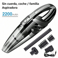 Aspiradora portátil con carga rápida en el vehículo, aspiradora inalámbrica portátil para el cabello de mascotas con fuerte atracción recargable