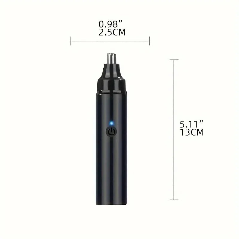 Recortadora Eléctrica Portátil de Vello de Nariz y Orejas para Hombres y Mujeres, Recargable por USB, Depilación Facial y de Cejas sin Dolor, Lavable