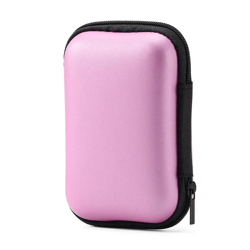Estuche protector de viaje EVA, bolsa de almacenamiento impermeable multifuncional de gran capacidad, bolsa de almacenamiento de cables de datos