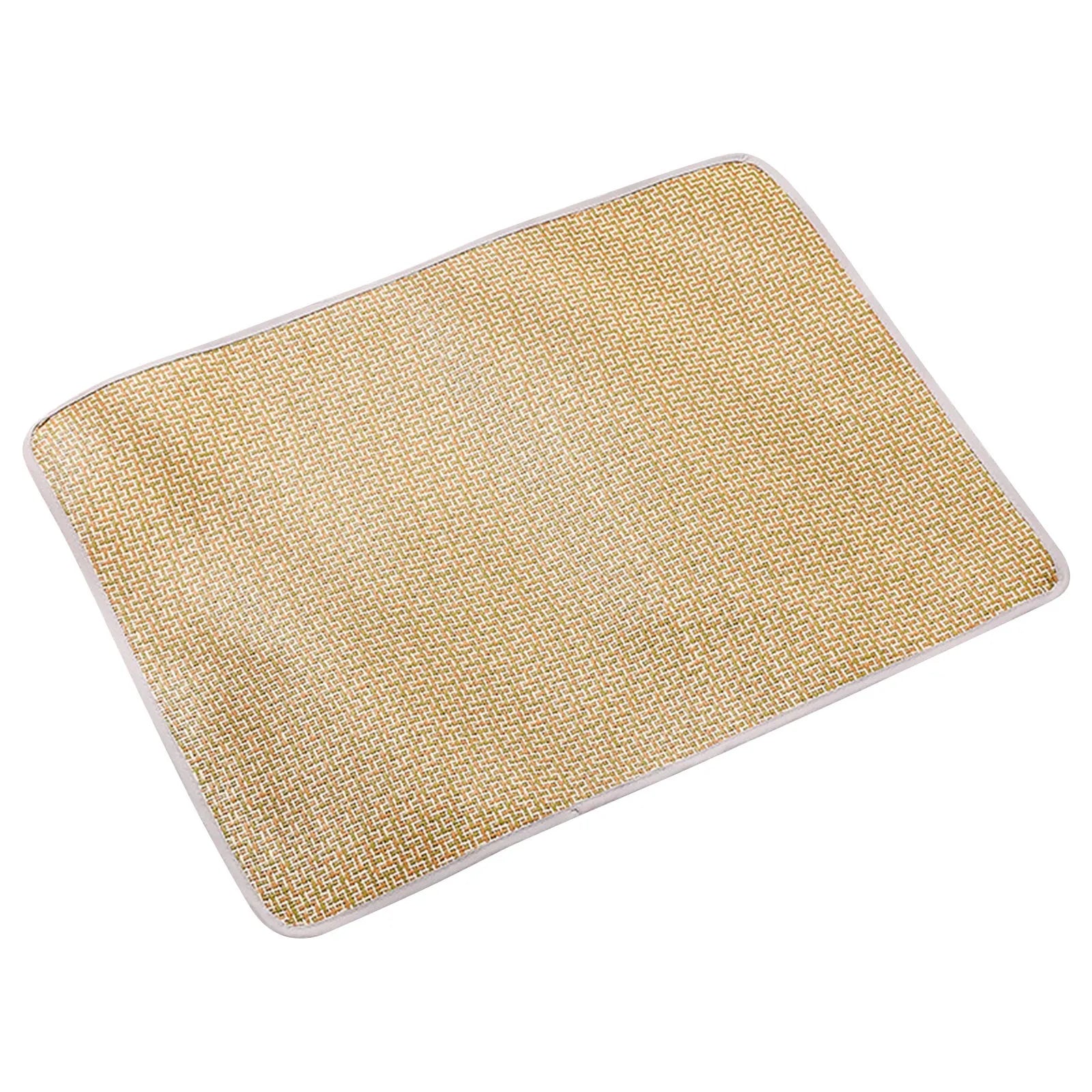 Almohadilla de Gel refrescante de verano para perros y gatos, estera antideslizante para mascotas, ropa de cama de bambú lavable con alivio del calor, uso interior y exterior