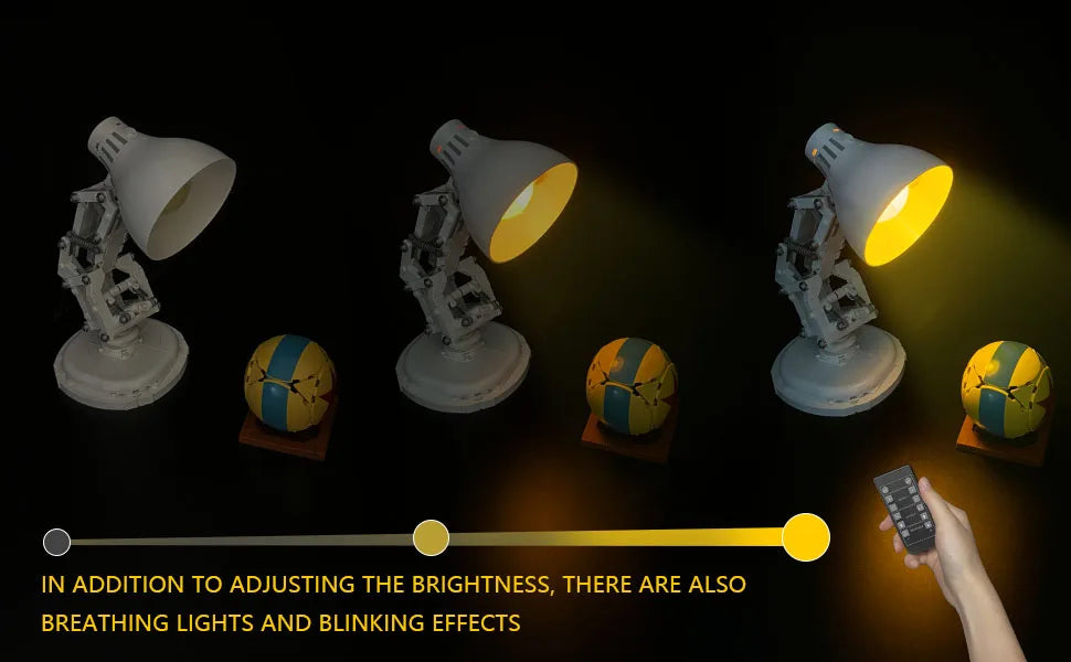 LYBMTWF Kit de luz LED compatible con bloques de construcción Lego 21357 Pixar Luxo Jr (no incluye los ladrillos modelo)