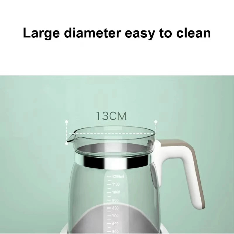 NUEVO Hervidor Termostático Inteligente de 1.2L para Leche Infantil, Olla de Aislamiento para Agua Caliente, Calentador Automático de Leche, Leche Caliente, Leche en Polvo G