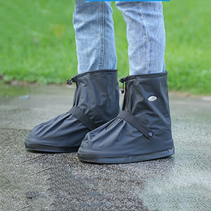 Cubierta impermeable para zapatos contra la lluvia, cubiertas antideslizantes reutilizables para botas de senderismo y ciclismo, protectores para zapatos, cubierta para botas de arena húmeda para lluvia y nieve