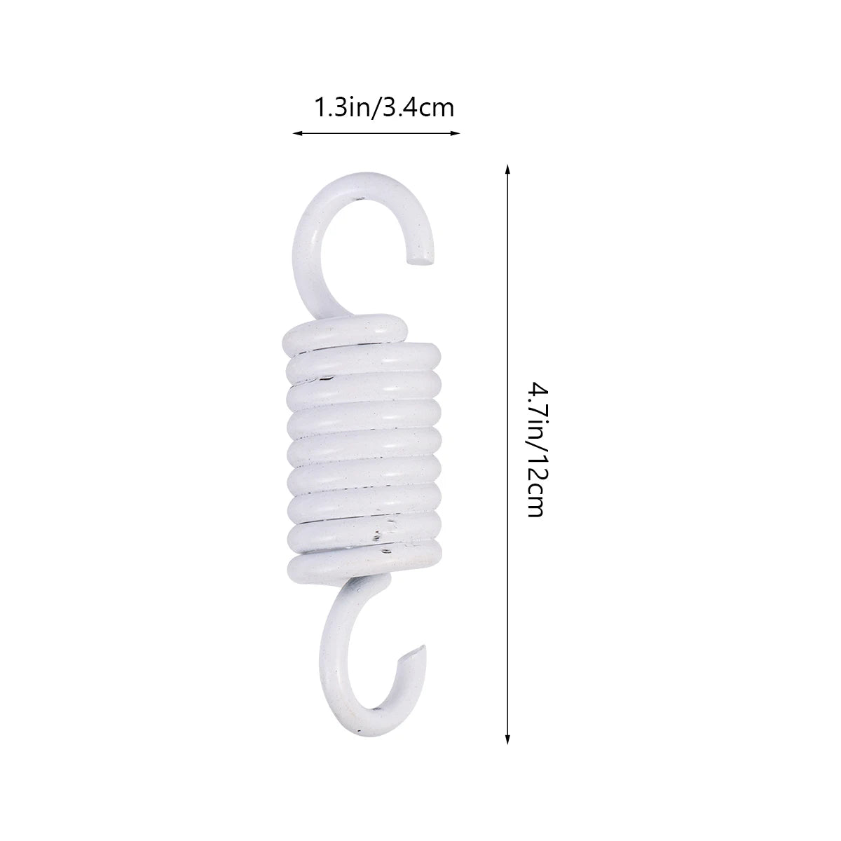 Juego de gancho de repuesto para hamaca de acero inoxidable, Kit de hebilla de resorte con perno de tornillo, piezas de ajuste de silla colgante duraderas para porche, 1 Juego