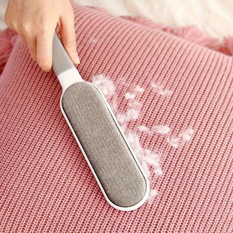 Cepillo Quitapelusas Electrostático Reutilizable de Doble Cara para Eliminar Pelo de Mascotas, para Ropa, Sofás, Muebles y Alfombras