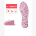 Plantillas de altura aumentada para zapatos de mujer, suela interior, inserto de zapato, elevación del talón, comodidad EVA, plantillas para el cuidado de los pies, 1 par