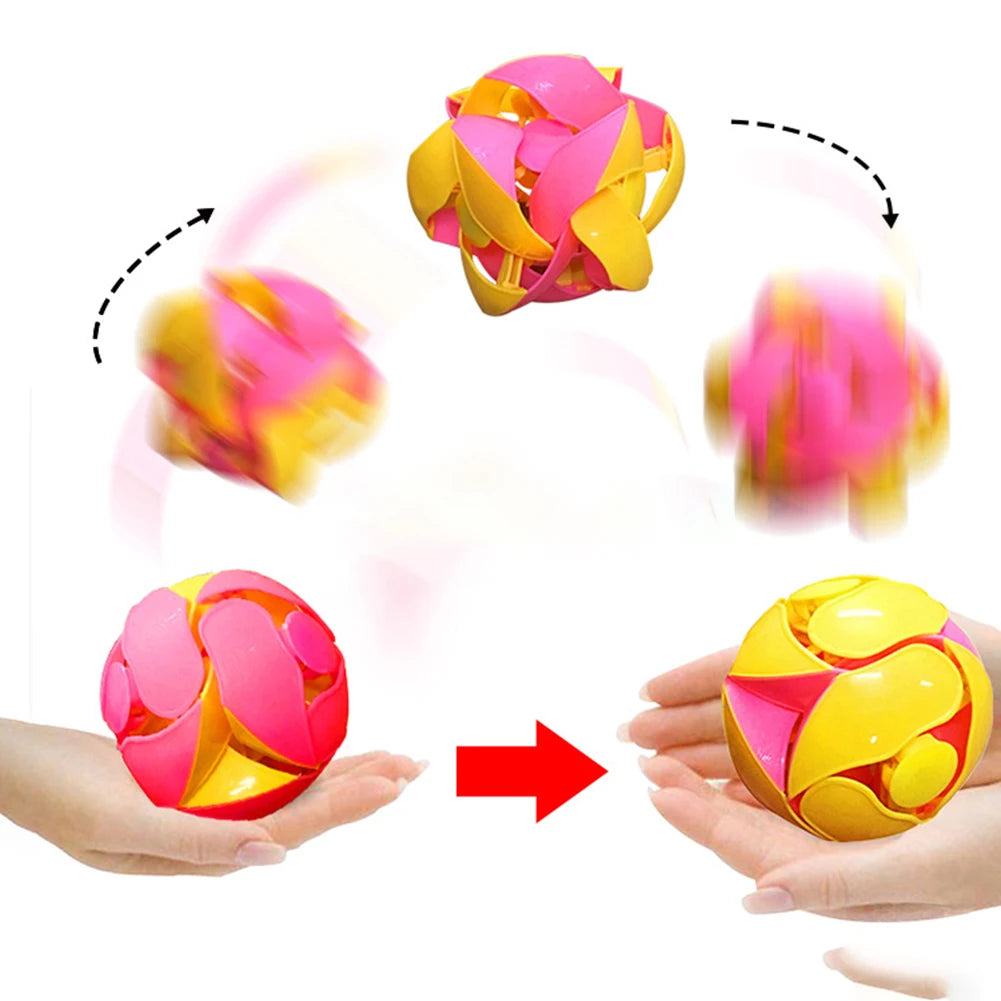 Bola mágica que cambia de Color para lanzar a mano creativa para niños, pelota mágica para aliviar el estrés, novedad, regalo de cumpleaños, juguetes rompecabezas de interés