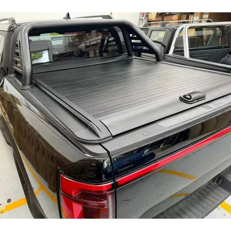 Cubierta rígida de tres pliegues Maremlyn para BYD Shark 6, accesorio de aleación de aluminio de alta configuración, cubierta exterior para la cajuela trasera