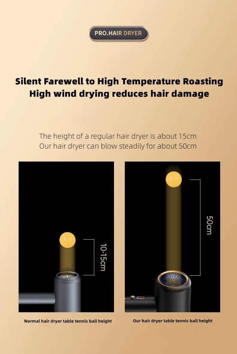 Secador de pelo de alta velocidad, venta directa del fabricante, 2400w, iones negativos de alta potencia, luz azul, cuidado del cabello, peluquería en casa, Drye
