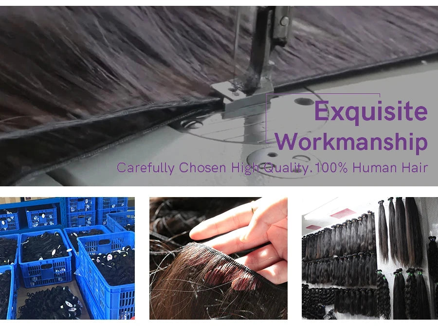 Cabello humano liso a granel sin trama, 100% cabello humano a granel para trenzar, extensiones de 16-26 pulgadas, color negro natural, 50 g/unidad