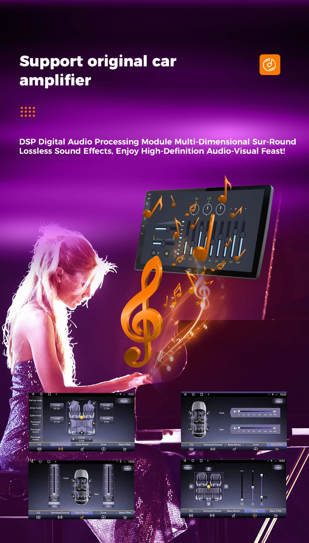 Radio para Auto Android Auto + Pantalla Digital Dual de 24.6 Pulgadas para Mercedes Benz Clase S W222 2014-2020 Reproductor Multimedia Estéreo Carplay