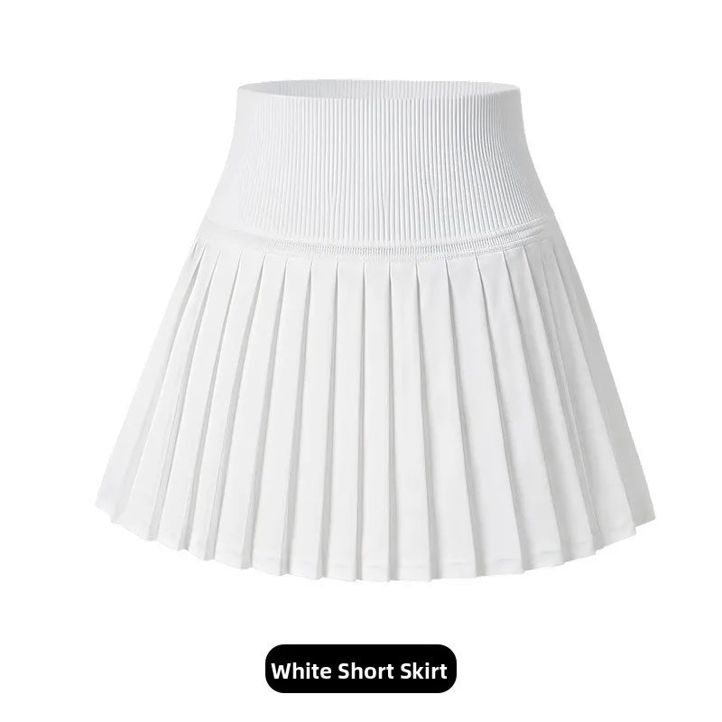Conjunto de Falda de Tenis y Golf de Malla Transpirable sin Costuras, Ropa Deportiva de Secado Rápido para Exteriores, Primav...