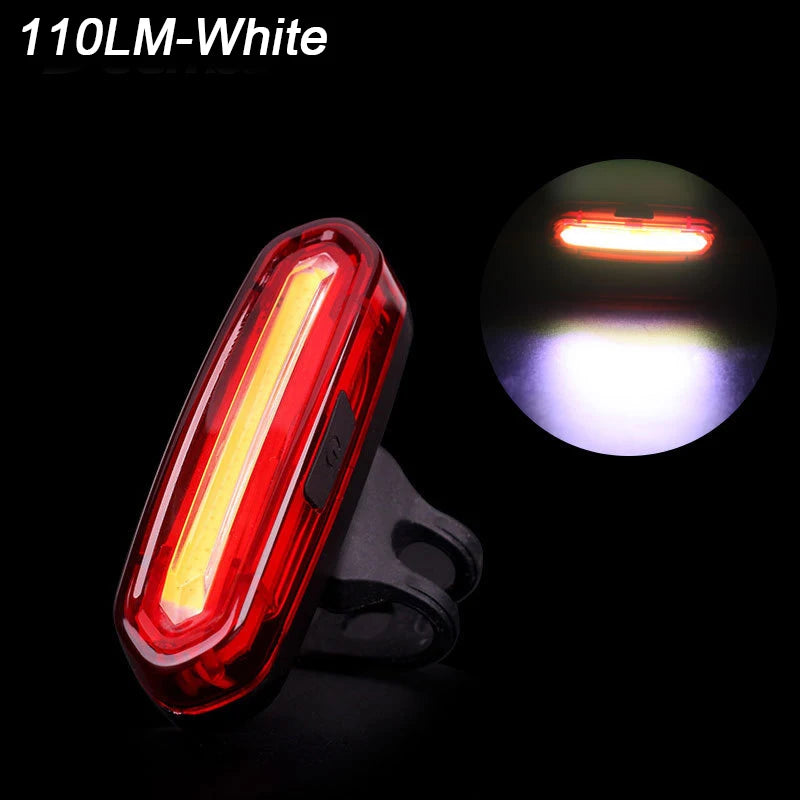 Lámpara trasera de bicicleta, luz LED impermeable para bicicleta, luces traseras de alto brillo, lámpara de advertencia de seguridad en ciclismo nocturno, linterna para bicicleta de montaña y carretera