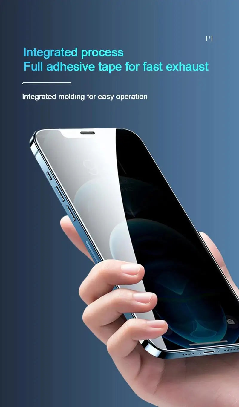 1-5 uds Protector de pantalla antiespía para iPhone 17 Air 16e 16 15 14 13 12 11 Xs Pro Max XR Plus mini vidrio templado privacidad Peep