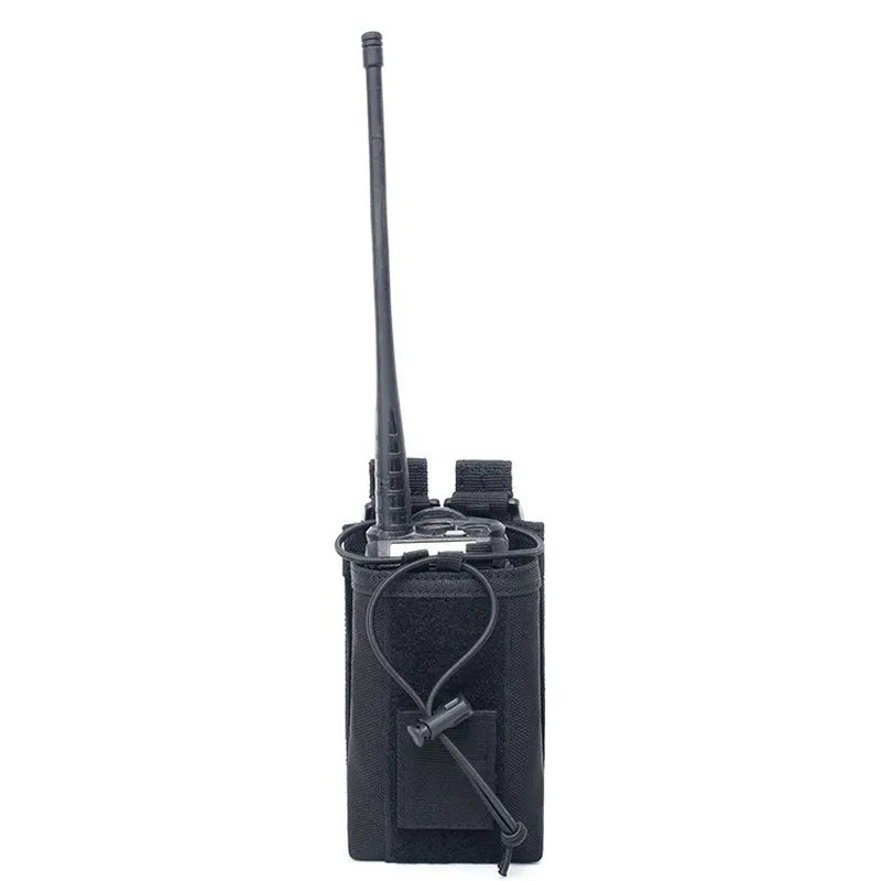 Bolsa para Talkie 1000D para caza al aire libre, bolsa táctica deportiva Molle de nailon para Radio, soporte para Walkie Talkie, bolsillo para revista Mag