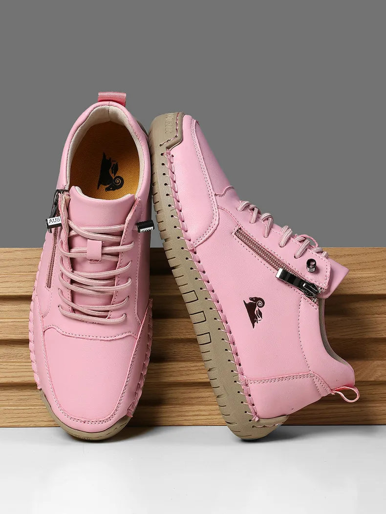 Nuevo 2025 zapatos deportivos para mujer, senderismo al aire libre, fondo plano, transpirables, cómodos, informales, zapatos de conducción, zapatillas de deporte transpirables a la moda