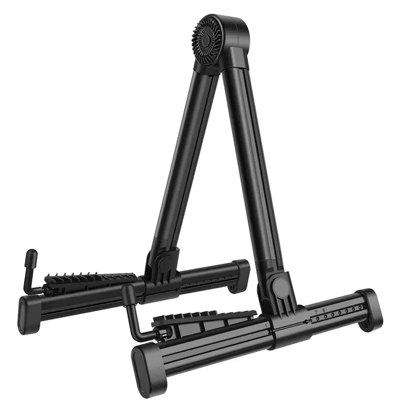 Soporte Vertical Plegable y Ajustable para Guitarra, Soporte Multiusos para Ukelele, Bajo, Guitarra Clásica, Eléctrica y Pipa
