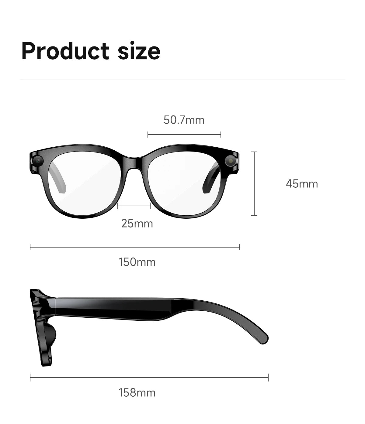 Gafas Inteligentes Lenovo 8K con Cámara de 1600MP, Traducción por IA, Llamadas Bluetooth, Reproductor de Música y Protección Anti-luz Azul