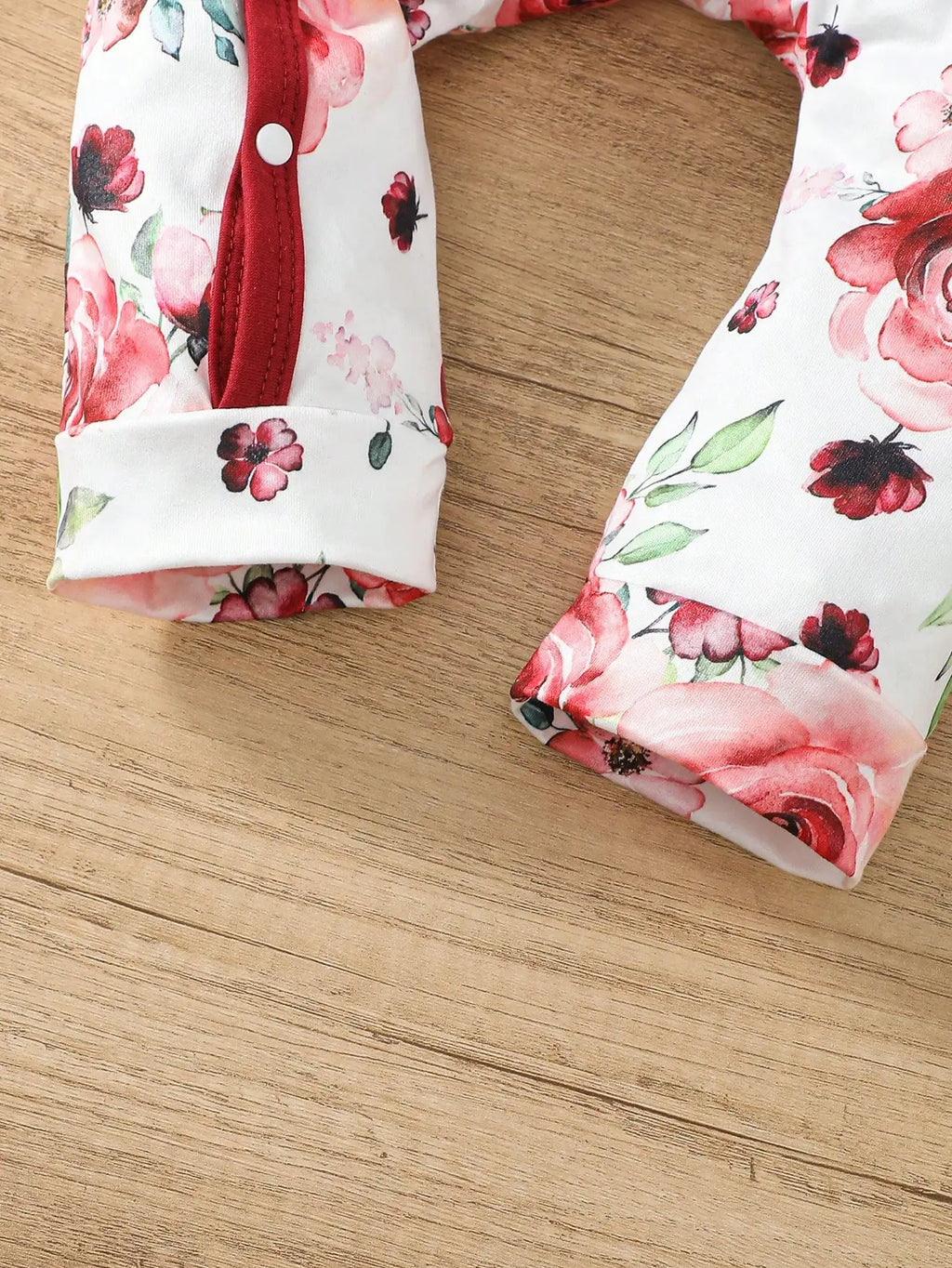 Pelele y sombrero con diseño floral para bebé niña, 1-24m, con lazo, suave y cómodo, primavera y otoño