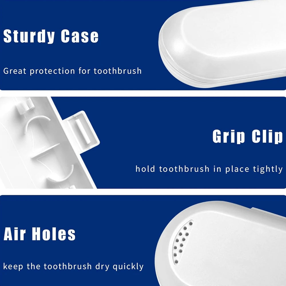 Estuche de viaje para cepillo de dientes eléctrico Oral B y Philips, soporte portátil para cepillo de dientes, funda protectora, caja de almacenamiento limpia