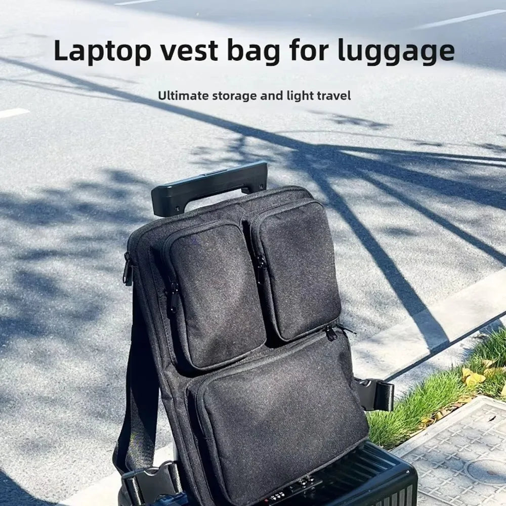 Estuche de embarque de gran capacidad, bolsa colgante, Maleta multifuncional de capacidad extendida, bolsa adicional, bolsa de almacenamiento de viaje extraíble