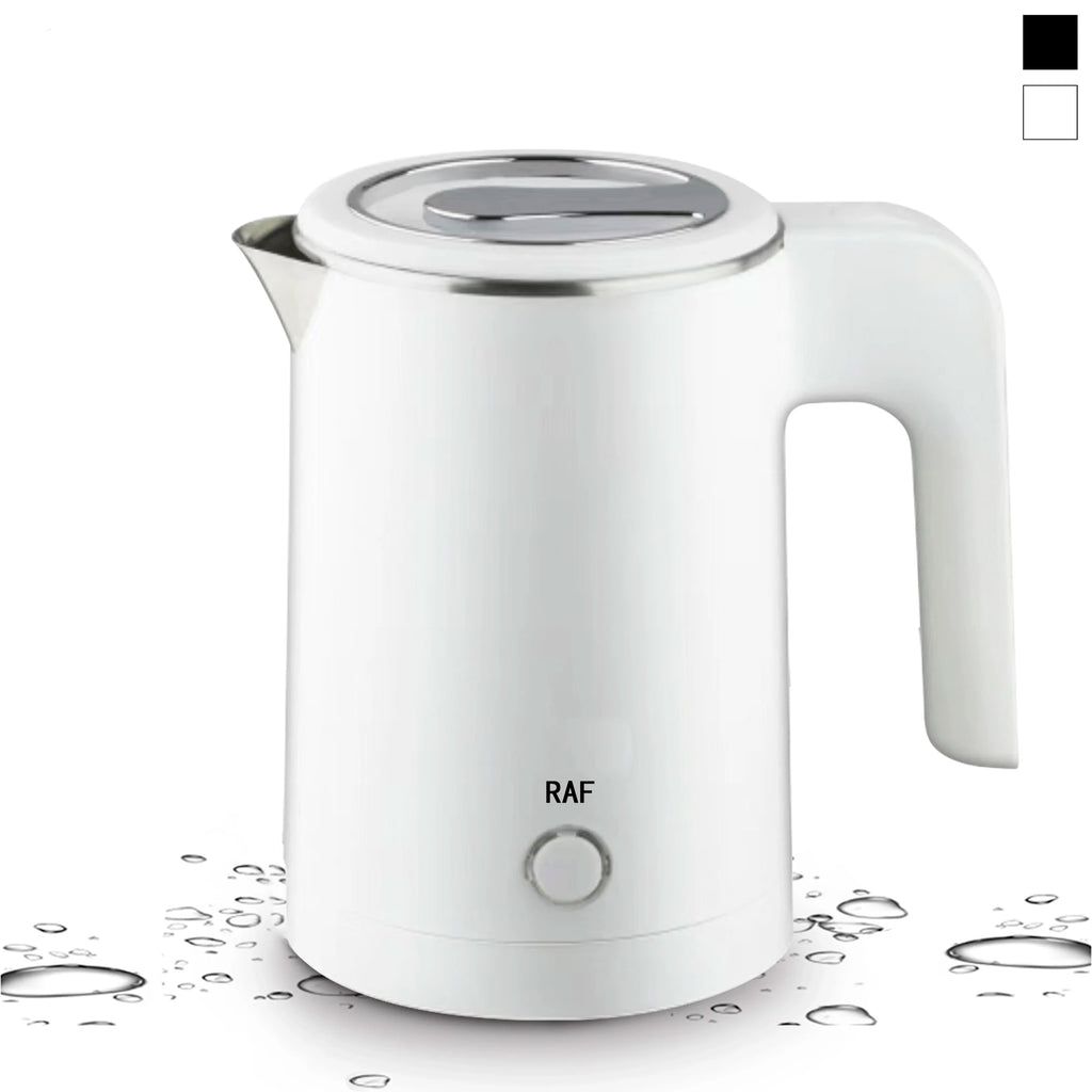 Hervidor eléctrico de viaje para té y café, caldera de agua portátil de acero inoxidable de 0,8l para Hotel, viaje familiar, cocina, tetera inteligente