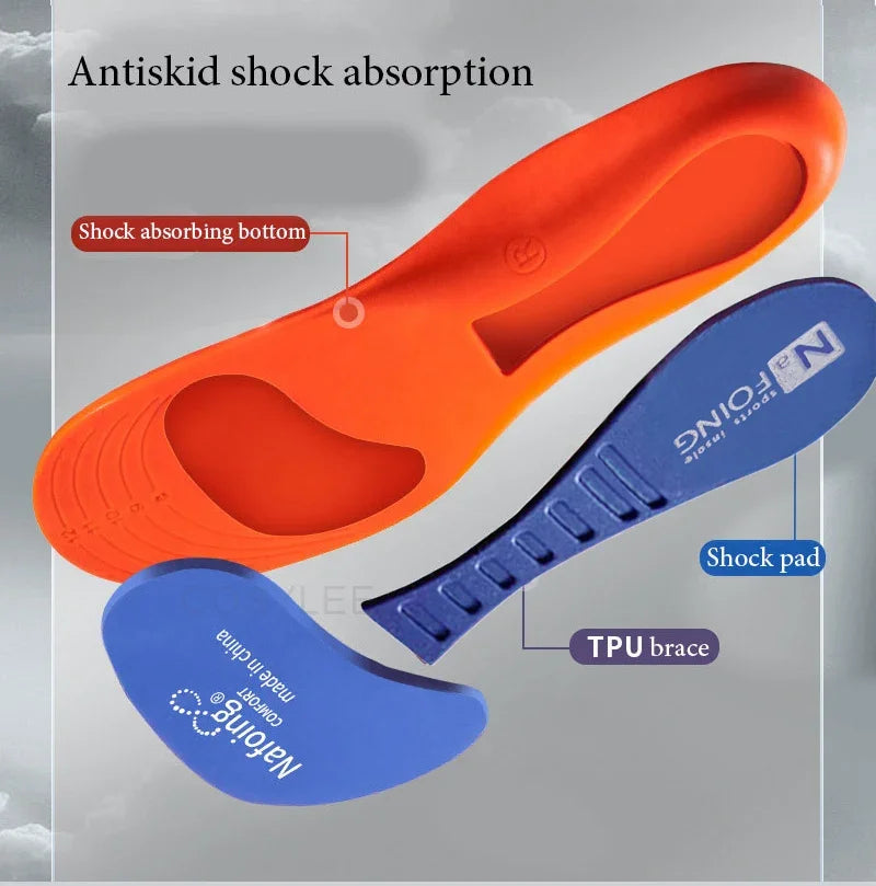 Plantillas deportivas para zapatos, desodorante con absorción de impacto, cojín transpirable, plantillas para correr para hombre y mujer, 2 uds.