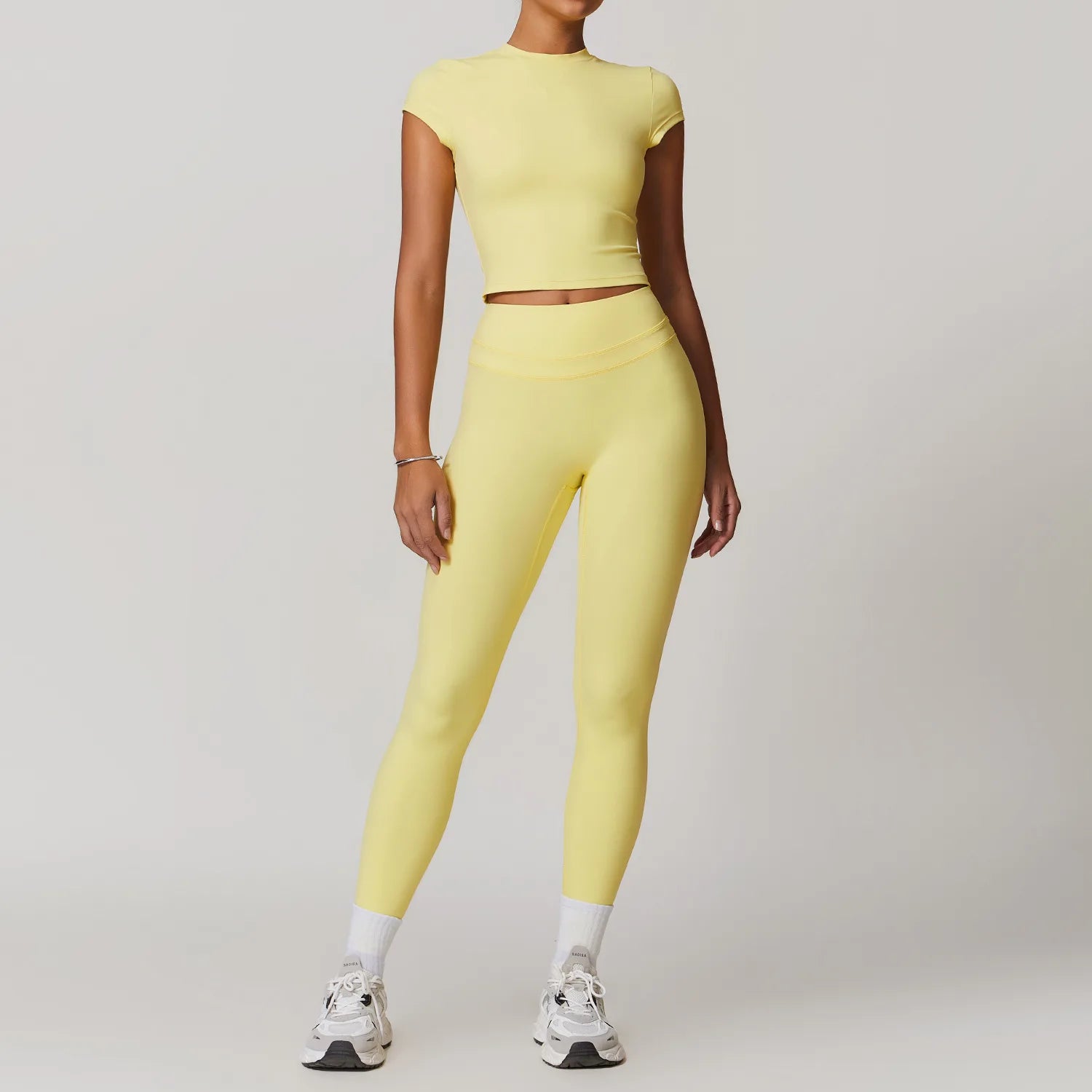 Ropa deportiva de 2 piezas para mujer, conjunto de Yoga, ropa de gimnasio, ropa deportiva, trajes de Yoga, conjunto de Fitness, chándales, Sujetador deportivo, mallas de cintura alta para gimnasio