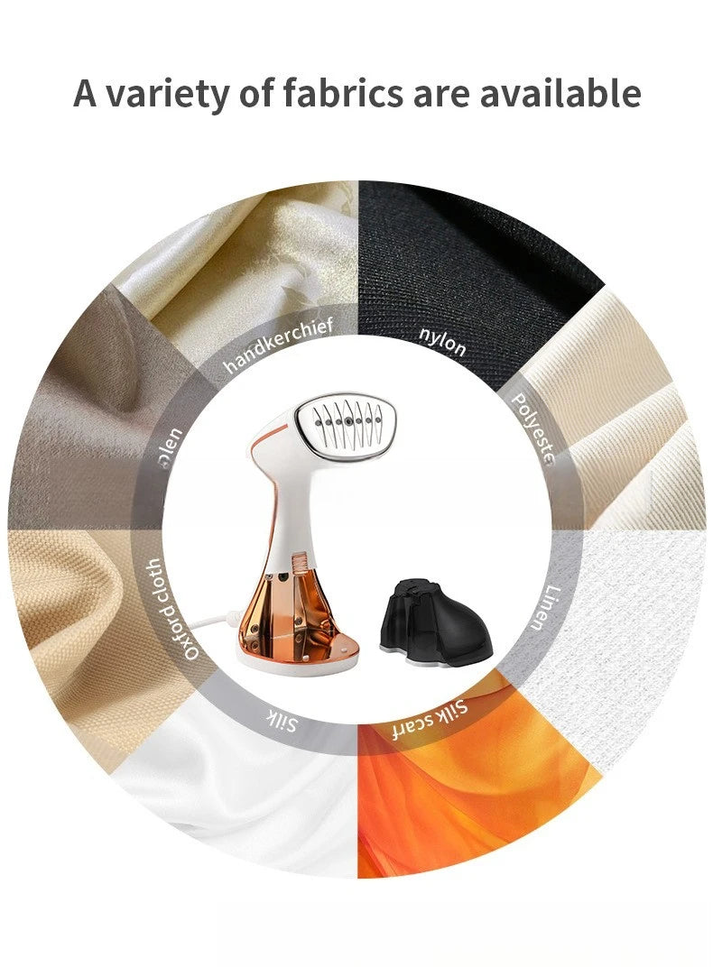 Vaporizador de ropa de mano, plancha de vapor eléctrica para el hogar, máquina de vapor portátil de planchado de calor rápido para viajes en casa