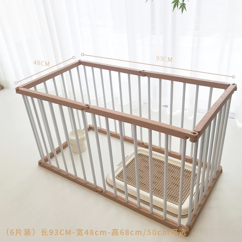 Jaula para perros fuerte y duradera, valla interior suave para mascotas, vallas para perros antioxidantes, diseño creativo, fácil instalación, suministros de productos para mascotas